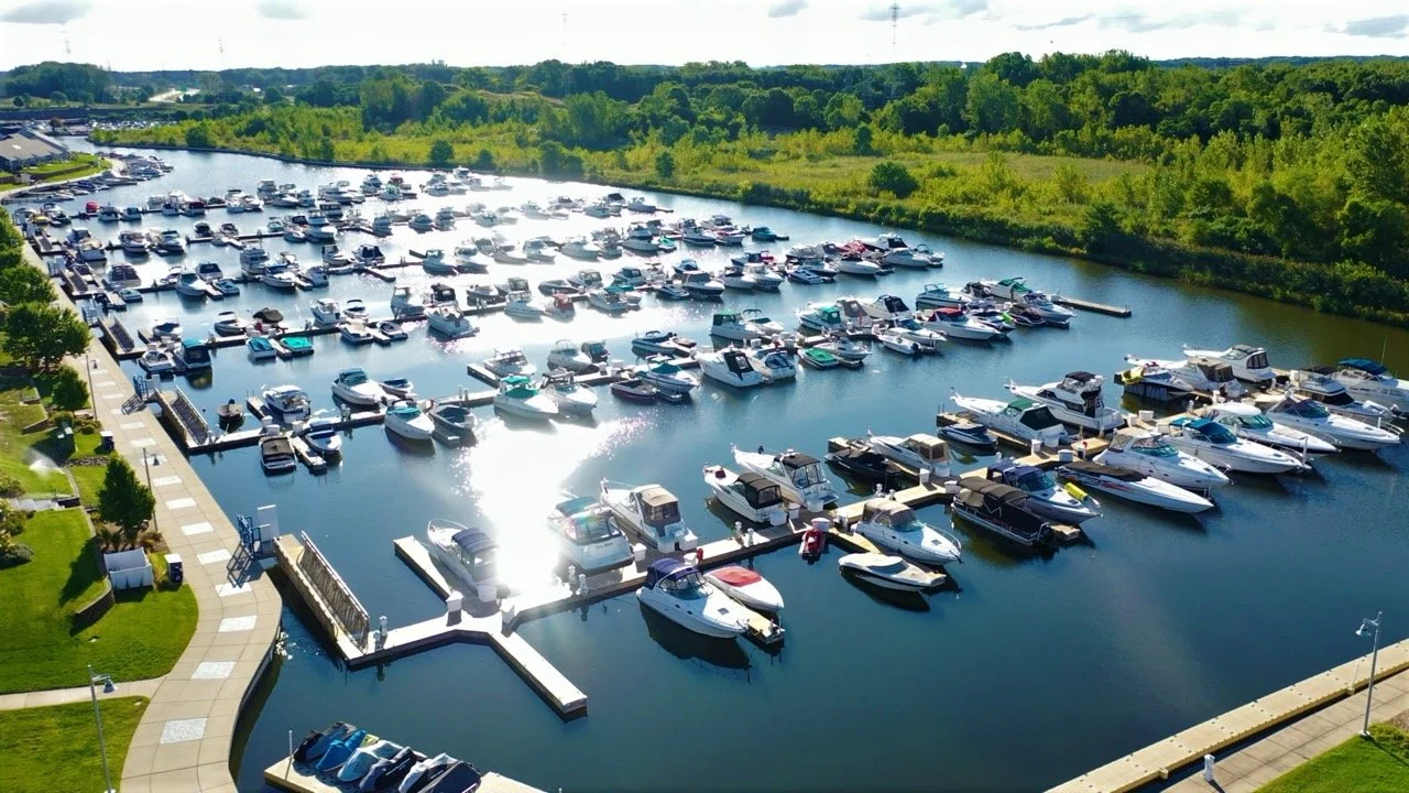 Lake Michigan waterway access to Chicago